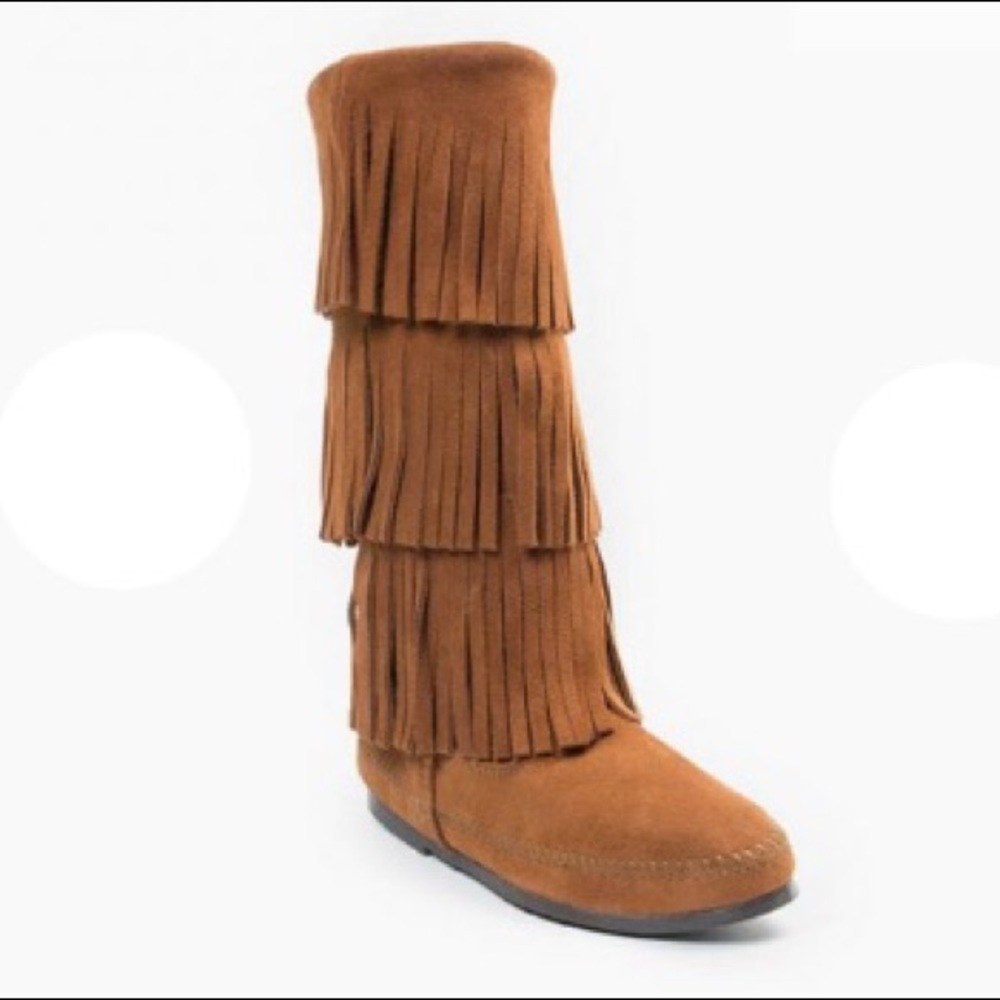 Minnetonka 3-Layer Fringe Boots - image 2